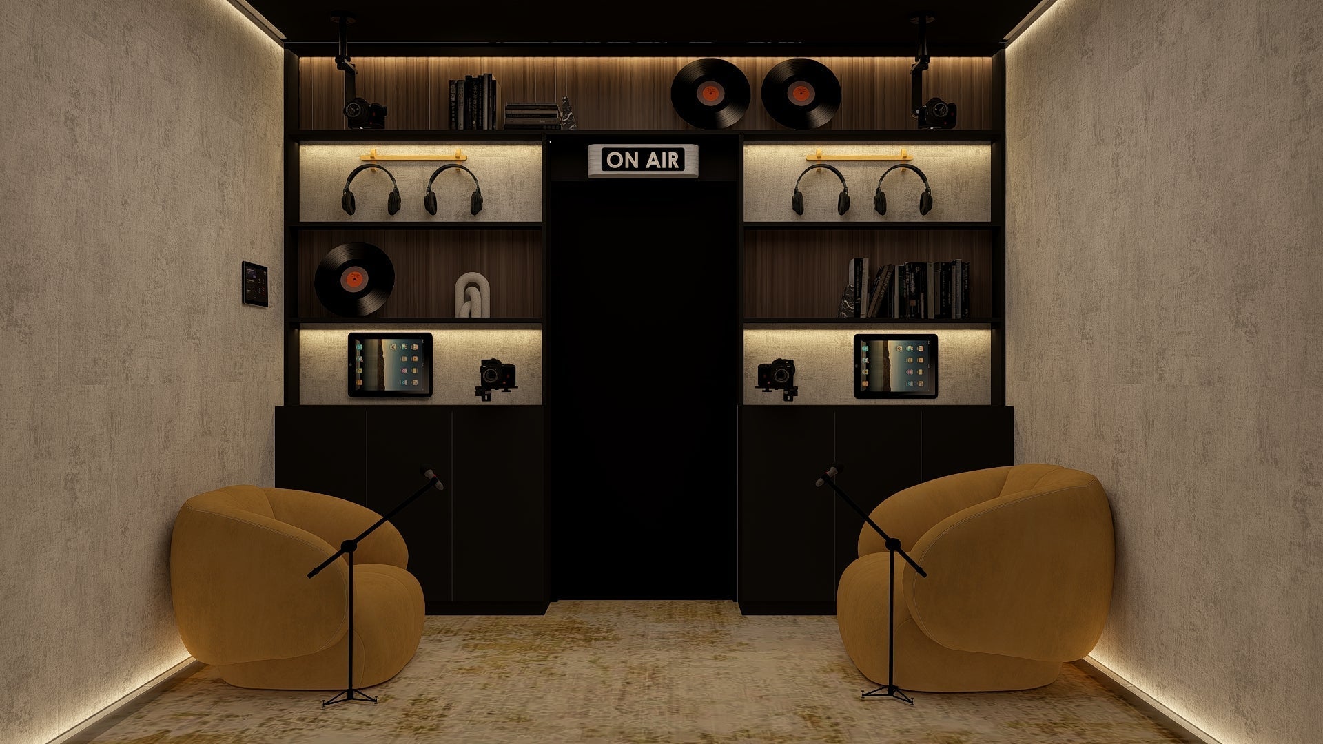 Podcast Room Interior Design London | Simran Design Ltd
